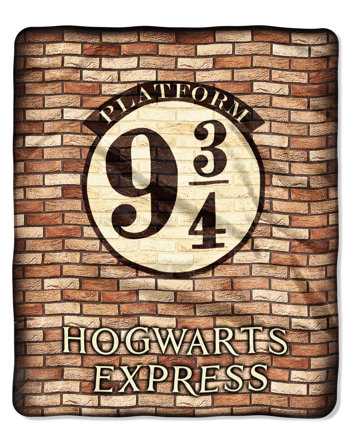 Fleecedecke Strandlaken 120x150 cm Hogwarts Express 9 3/4 Harry Potter 