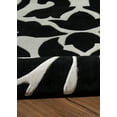thumbnail image 4 of Linon Home Decor Trio Area Rug Collection, Black and White, 5' x 7', 4 of 4