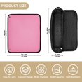 thumbnail image 4 of Hair Tools Storage with Heat Resistant Mat- Solid Color Pastel Printed Curling Iron Travel Bag/Flat Iron Case for Women, 4 of 8