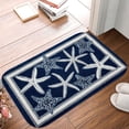 thumbnail image 2 of 1pc Starfish Doormat Absorbent Non-Slip Bathroom Thickened Flannel Rug Decor,Soft,Quick Drying,Suitable For Indoor/outdoor Use,Bathrooms,Bedrooms,Kitchens,Terrace,Laundry Rooms,16"x24", 2 of 9