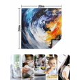 thumbnail image 5 of nqOlkjepod Oil Painting Cloth Napkins Set of 4 Reusable Dinner Napkins, Modern Abstract Colorful Smear Aesthetic Cocktail Napkin Washable Table Napkins for Wedding/Holiday Party/Baby Shower 20"x20", 5 of 8