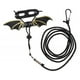 thumbnail image 5 of Arnés con correa para reptiles, loros y aves, color negro Negro + Dorado-S, 5 of 9