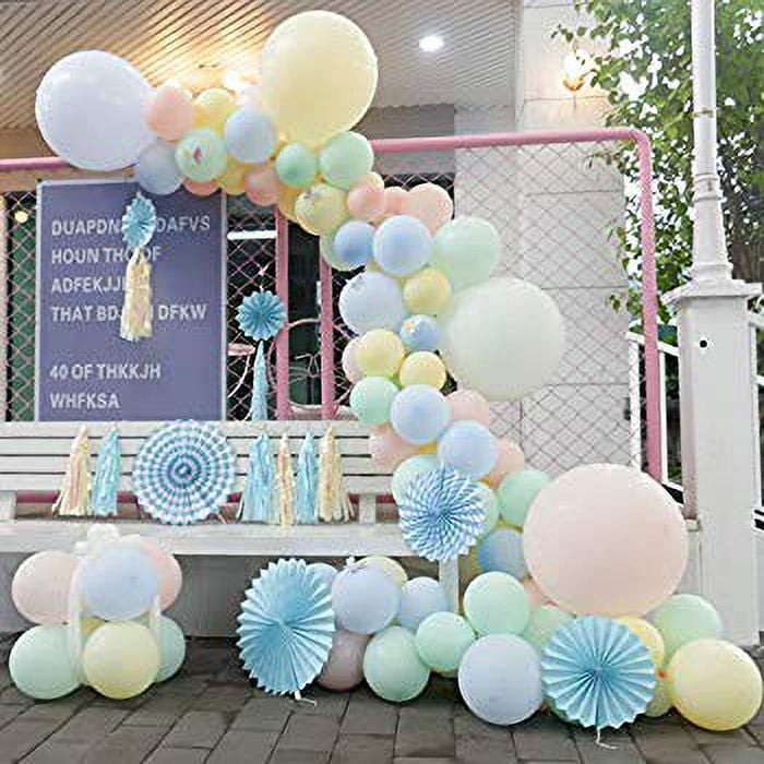  Slmeno Pastel Balloons 219Pcs Pastel Balloon Garland