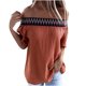 thumbnail image 1 of Puntoco moda mujer un hombro camiseta manga corta Casual camiseta tops blusa Puntoco Puntoco-4870, 1 of 3