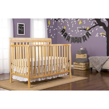 Dream On Me Alissa Convertible 4 In 1 Crib Natural Walmart Com