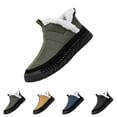 thumbnail image 5 of NOKIO Men'S Fleece-Lined Winter High-Top Boots Men'S Snow Boots Men'S High Top Snow Boots Fashion Casual Trainers Breathable Flat Casual Shoes Winter Padded Warm Men'S Boots Men'S Cotton Winter Boots, 5 of 5