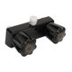thumbnail image 4 of RV Shower Valve Diverter Easy to Install Shower Faucet with 2 Knobs for Boat Wagon Black Base, 4 of 5