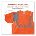 thumbnail image 4 of Ergodyne GloWear® Breakaway Mesh Hi-Vis Type-R Class 2 Safety Vest, X-Small, Orange, 4 of 8