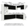 thumbnail image 3 of Cocina Integral Completa Modular Madesa Glamy 479cm BN 03, 3 of 5