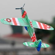 USHOBE 24Pack Assembly Airplane Toys Flying Gliders Compact Design Paper Material for Kids