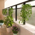thumbnail image 2 of MasteelfCA Balcony Hanging Flowerpot Rack Stainless Steel Flower Planter Storage Rack, 2 of 8