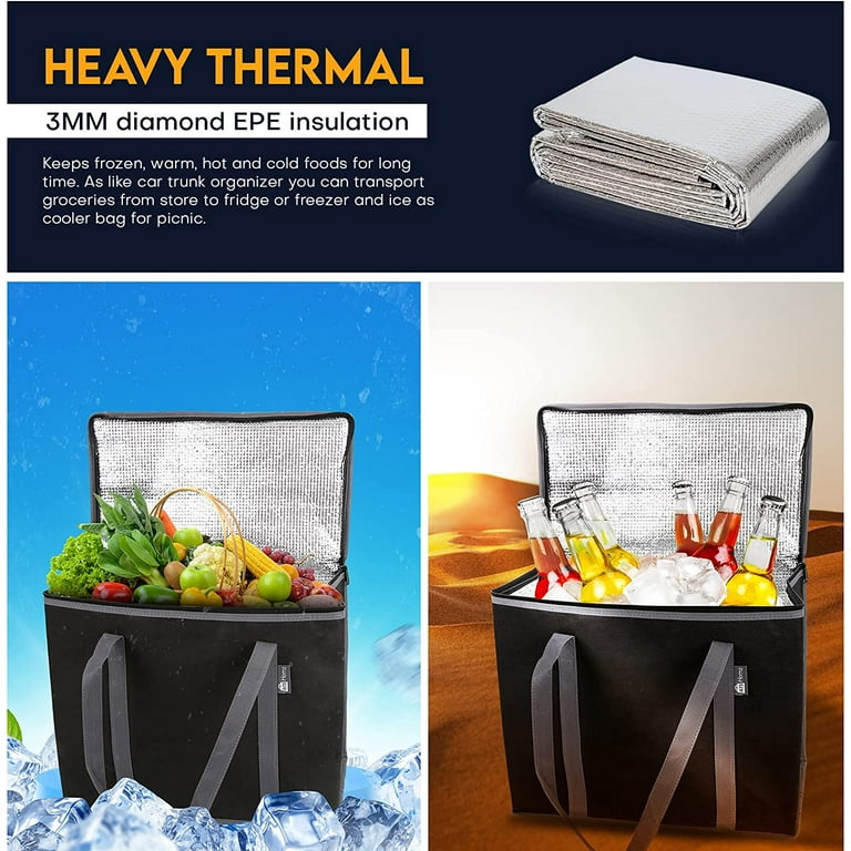 Insulated shopping bags for frozen food hotsell