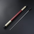 thumbnail image 4 of Shisuyan 2 Pcs Baguette d'Orchestre Accessoire de Concert avec Poignée Imitation (Noir+marron), 4 of 8