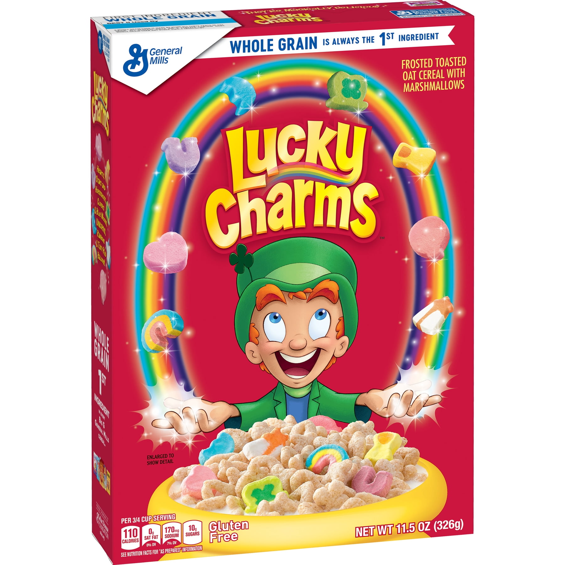 Lucky Charms Gluten Free Breakfast Cereal, 11.5 oz Box