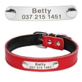 thumbnail image 2 of Pet Artist Personalized Dog Collars for Small Dogs Leather Custom Name Engraved for Yorkie, 2 of 7