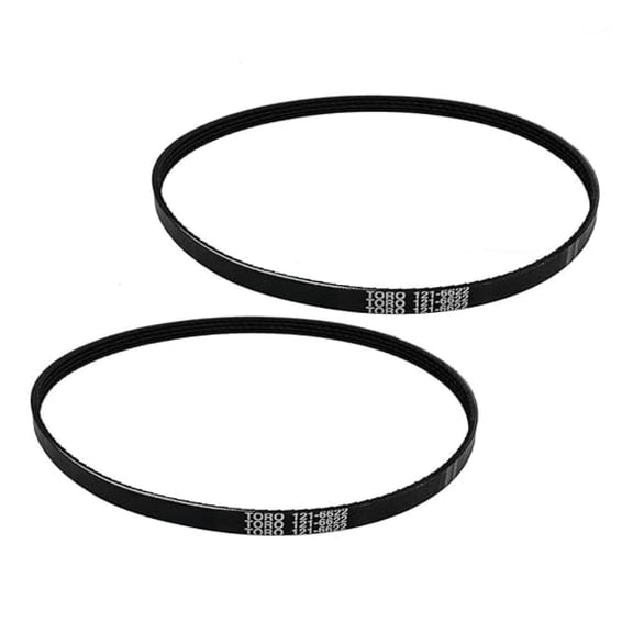 Toro Auger Drive Belt 121-6622 - 2 Pack - Replacement for Power Clear 721 Snow Blowers - Genuine Toro Parts - Snow Blower Accessory