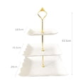 thumbnail image 2 of 3-Tier Cupcake Stand Cake Dessert Wedding Event Party Display Tower Plate, 2 of 4