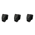 thumbnail image 1 of 3X 12V 20A Winch in Winch Out ON-OFF-ON Rocker Switch 7 Pin LED Green, 1 of 5