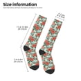 thumbnail image 5 of Fotbe Rose Flowers print Women's Men's Novelty Crew Socks Cotton Socks Knee High Socks for Walking,Running,Nurses,Pregnancy, 5 of 9