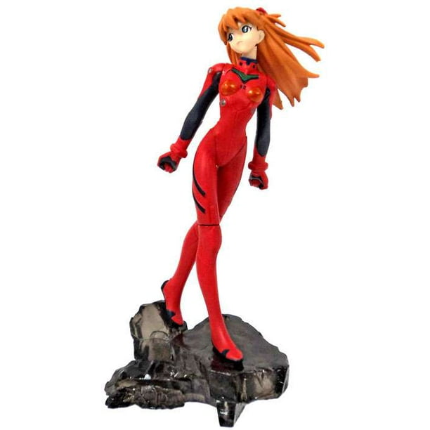 Neon Genesis Evangelion Asuka Pvc Figure Plug Suit Walmart Com Walmart Com