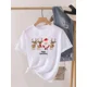 thumbnail image 1 of Camiseta estampada de manga corta para mujer, ropa de Navidad, moda de Año Nuevo, camiseta estampada, 1 of 5