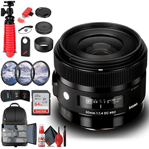 Sigma 30mm f/1.4 DC HSM Art Objectif pour Sigma EF (301-101) Bundle