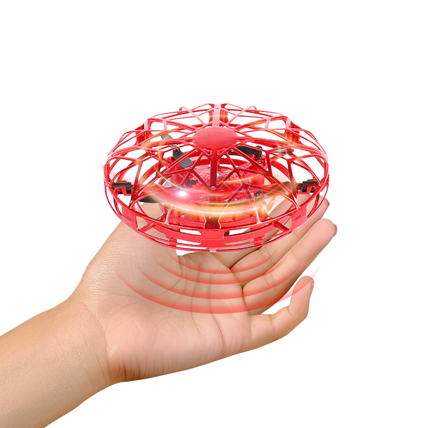 MAXKY Mini Hand Drone, 360° Rotating Flight with Obstacle Avoidance photo 4