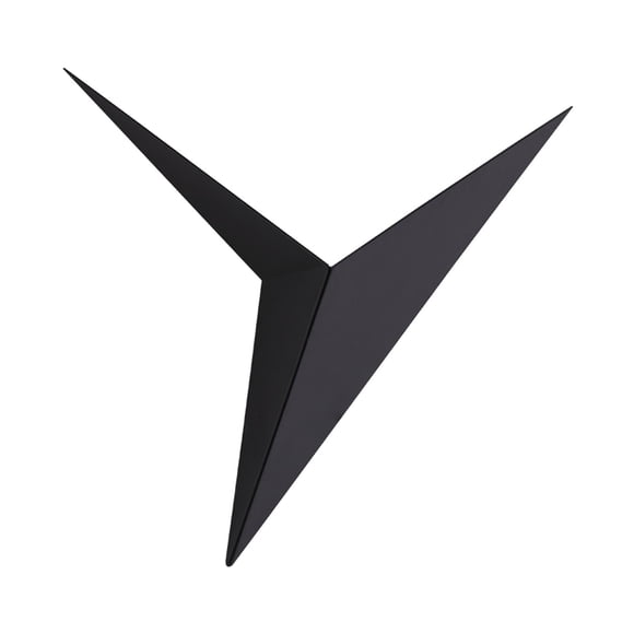 Aplique de pared LED triangular perfilado para cocina, escaleras, decoración de balcones Luz fría negra