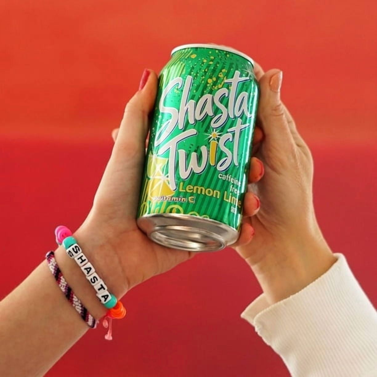 Shasta Lime Lemon Soda, 8 Ounce -- 48 Per Case.