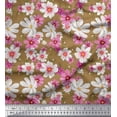 thumbnail image 1 of Soimoi Viscose Chiffon Fabric Cosmos Floral Decor Fabric Printed Yard 42 Inch Wide, 1 of 3