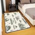 thumbnail image 2 of Erosebridal RV Car Area Rugs For Living Room 4'11" x 3'3", Colorful Owl Bedroom Decor, Happy Camping Decor, 2 of 5
