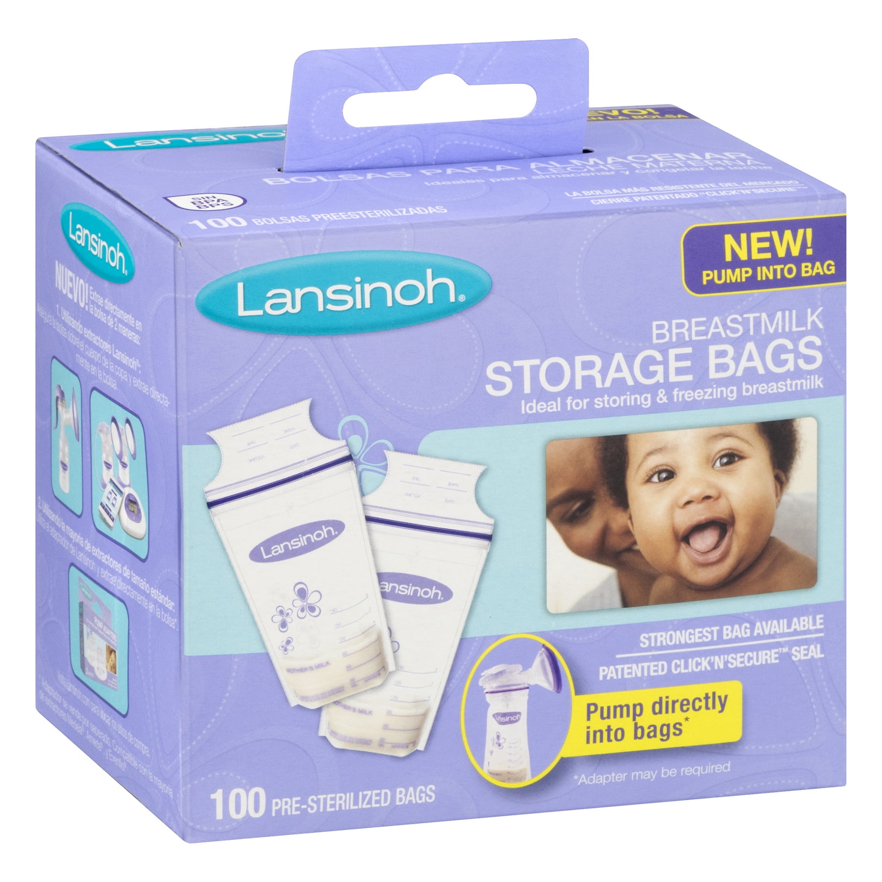 Lansinoh Tmilk Storage Bags 100 Ct