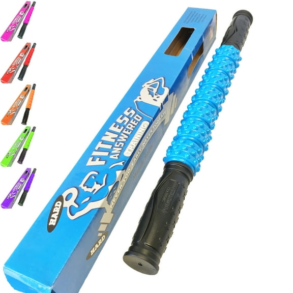 The Muscle Stick Elite Hard Massage Roller - Blue