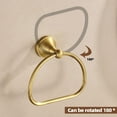 thumbnail image 5 of ABCISI Brass Towel Ring, Antique Hand Towel Holder, Flexibly Rotated by 180 °, Sturdy Bathroom Towel Rack Hanger,  Hardware Towel Ring Tissue Roll, Wall Mounted Retro Accessories, 5 of 15
