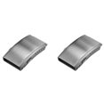 thumbnail image 1 of 2X Watch Buckle Fold Milled Clasp Replacement Stainless Steel Watchband Clasp , 18mm, 1 of 8
