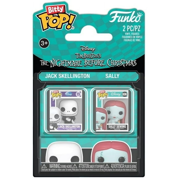 Funko Bitty POP!: The Nightmare Before Christmas 2-Pack - Jack & Sally
