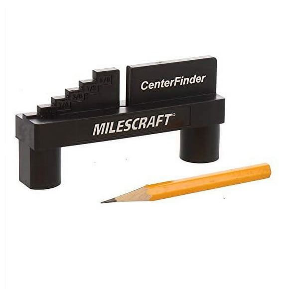 Milescraft 8408 Centre Finder - Centre Scriber et Outil de Mesure et de Marquage Offset pour le Travail du Bois