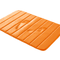 thumbnail image 2 of 1 Piece Striped Design Solid Memory Foam Bathroom Rug Set Non-Slip, 2 of 5