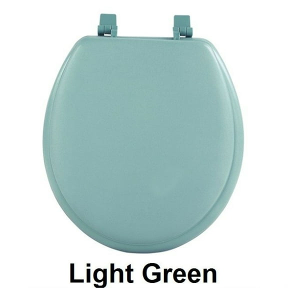 Achim Home Furnishings Fantasia Standard 17" Soft Toilet Seat Vinyl Light Green