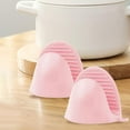 thumbnail image 6 of DOMELAY 3xNon Slip Pot Clips Thicken Grips Silicone Anti-Scalding 1 Pair for Baking Pink 3 Pcs, 6 of 9