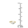 thumbnail image 4 of AoneJewelry Diamond 0.75 Carat Three Stone Engagement Ring In 10K Solid Rose, White & Yellow Gold, 4 of 5