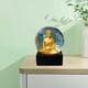thumbnail image 4 of Estatua de Buda sentado budismo tailandés meditando hogar y jardín escultura Base negra, 4 of 9