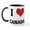 White/Black Inside, variant on CafePress - I Love Canada Mug - 11 oz Ceramic Mug - Novelty Coffee Tea Cup