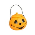 thumbnail image 4 of Cesta de regalo con forma de cubo de calabaza, decoración de tarro, accesorios, cesta de dulces, contenedor portátil con Estilo B, 4 of 9