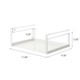 thumbnail image 6 of Yamazaki Home Undershelf Organizer, White, Steel, Fits Shelves Up To 0.875 Inches, Supports 4.4 pounds, Undershelf, 6 of 6