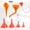 7pcs Mixed Color, variant on Plastic Oil Funnel 145mm with Bent Handle, Filtered Bent Handle Oil Funnel for Tractors, Diesel Engines, Generators, Motorcycles and Cars Refueling