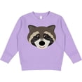 thumbnail image 2 of Inktastic Raccoon Animal Face Toddler Sweatshirt, 2 of 4