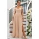 thumbnail image 3 of Vestido de dama de honor SOLODISH Chiffon A Line con hombros descubiertos, 22 W, 3 of 7