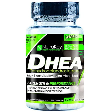 Nutrakey DHEA 100 Capsules - 100 gélules (50 mg)