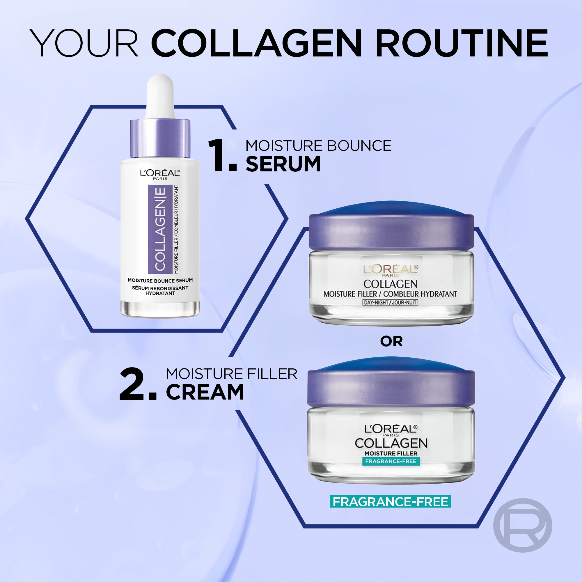 L'Oréal Paris Collagen Moisture Bounce Serum with Glycerin & Squalane, 50ml